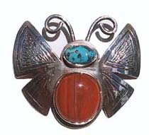 butterfly pendants, carnelian