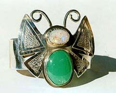 Chrysoprase Butterfly Jewelry