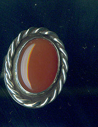 carnelian rings by bruce moffitt
