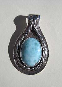 larimar Pendants